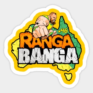 Dog Baynes Ranga Banga Australia Sticker